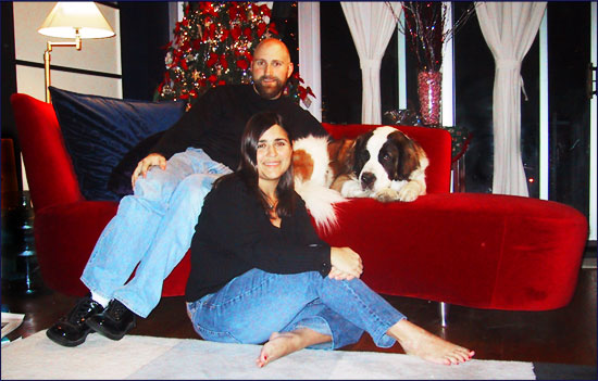 Julie, Matt & Sammie - Christmas 2004